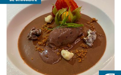 Disfruta del cremoso de chocolate con varias texturas en La Xerna del Mar